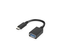 LENOVO o - USB adapter - USB Type A (F) to 24 pin USB-C (M) - USB 3.0 - 5 V - 2 A - 14 cm - for ThinkCentre M70q Gen 3, M70s Gen 3, M75t Gen 2, ThinkPad E14 Gen 3, P15v Gen 3, Z13 Gen 1 (4X90Q59481)