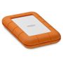 LACIE RUGGED Secure 2TB 2.5inch USB-C USB3.1 Drop crush and rain resistant for all terrain use orange No data cable