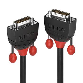 LINDY DVI-D Single Link Kabel 5.00m, Black Line (36258)