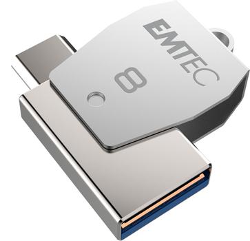 EMTEC T250B Usb Flash Drive 8 Gb (ECMMD8GT252B)