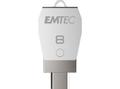 EMTEC T250B Usb Flash Drive 8 Gb (ECMMD8GT252B)