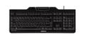 CHERRY KC1000 SC CORDED KB ESP BLACK SPAIN - BLACK PERP (JK-A0100ES-2)