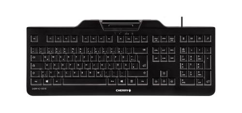 CHERRY KC1000 SC CORDED KB ESP BLACK SPAIN - BLACK PERP (JK-A0100ES-2)