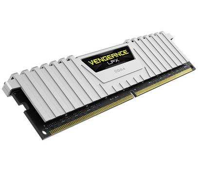 CORSAIR 16GB (2 x 8 GB) DDR4 3000MHz CL16 Vengeance LPX Vit (CMK16GX4M2D3000C16W)