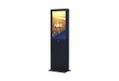 NEC 40"" Freestand Storage Black Indoor Totem with storage area below display. Supports V404 and P404
