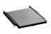 DIGITUS Sliding Shelf for 800 mm depth cabinets vented. Bl Factory Sealed