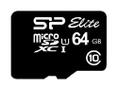 SILICON POWER memory card Micro SDXC 64GB Class 10 Elite UHS-1 +Adapter (SP064GBSTXBU1V10-SP)