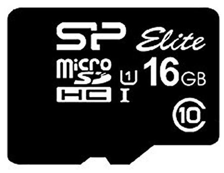 SILICON POWER Micro Sdhc  16Gb Uhs-1 Elite Class 10  (SP016GBSTHBU1V10-SP)