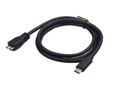 GEMBIRD USB 3.0 cable to type-C (BM/CM), 1m, black (CCP-USB3-MBMCM-1M)