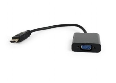 GEMBIRD adapter HDMI-A(M) ->VGA (F), on cable, black (A-HDMI-VGA-04)