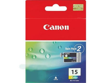 Canon BCI-15 Colour Twin Pack - 2-pack - farge (cyan, magenta, gul) - original - blekkbeholder (8191A002)