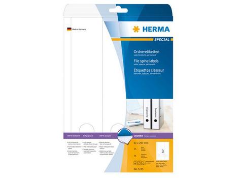HERMA S.P. 25 192x61mm WHT(25) (5095)
