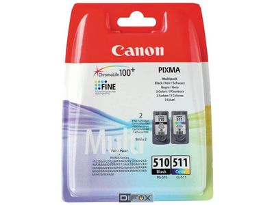 CANON PG-510/ CL-511 Ink Cartridges Multi Pack **Blister** (2970B010)