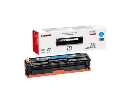 CANON n 731 C - 6271B002 - 1 x Cyan - Toner Cartridge - For iSENSYS LBP7100Cn, LBP7110Cw, MF8230Cn, MF8280Cw (6271B002)