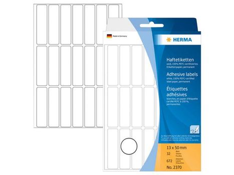 HERMA Label 13x50 white Herma (672) (2370)