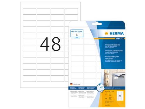 HERMA Etikett HERMA Outdoor 45, 7x21, 2mm (480) (9531)
