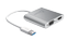 J5 CREATE USB 3.0 to HDMI VGA Flerskärmsadapter, 1080p, USB 3.0, silver