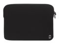 BLUEBAUM MW BASIC SLEEVE For MacBook 12inch - Perfect-fit sleeve BLACK/ WHITE
