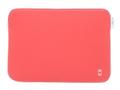 BLUEBAUM MW BASIC SLEEVE For MacBook Air 13inch - Perfect-fit sleeve CORAL/ WHITE