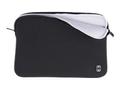 BLUEBAUM MW BASIC SLEEVE For MacBook Pro 15inch with TouchBar Late 2016 - Perfect-fit sleeve BLACK/WHITE