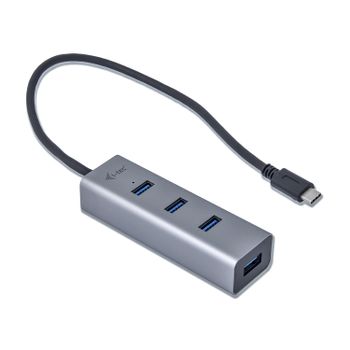 I-TEC USB-C METAL 4-PORT HUB I-TEC USB-C METAL 4-PORT HUB PERP (C31HUBMETAL403)