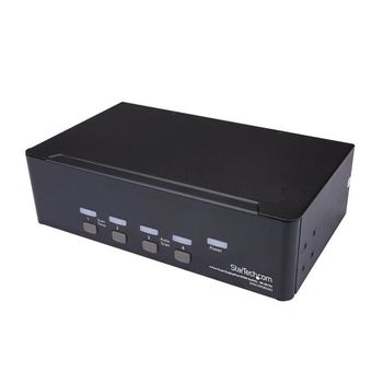 STARTECH 4-Port Dual DisplayPort KVM Switch - 4K 60Hz (SV431DPDDUA2)