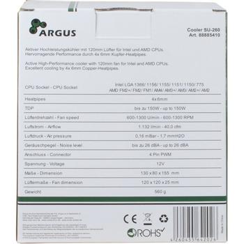 INTER-TECH Argus SU-260 Processor-køler (88885410)