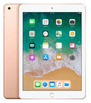 APPLE iPad 9.7" Gen 6 (2018) Wi-Fi, 128GB, Gold (MRJP2KN/A)
