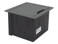 KRAMER TBUSâ€“1N(B) Enclosure | Table, lid 1-way | Modular | Black (80-000234)