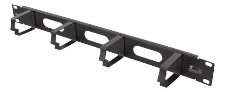 Deltaco 19-16 - rackkabel-styringspanel med kroker - 1U - 19" (19-16)