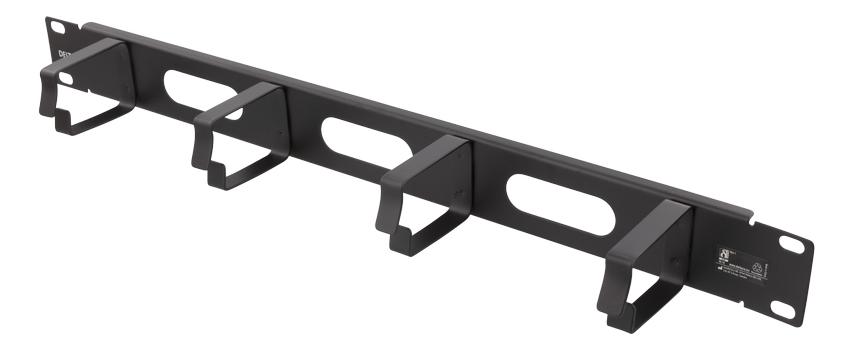 Deltaco 19-16 - rackkabel-styringspanel med kroker - 1U - 19" (19-16)