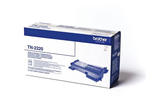 BROTHER TN2220 - Black - original - toner cartridge - for Brother DCP-7060, 7065, 7070, HL-2220, 2240, 2250, 2270, MFC-7360, 7460, 7860, FAX-2840 (TN2220)