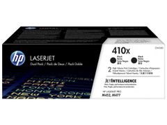 HP 410X Original LaserJet Toner Cartidges Black High Yield 2-pack (CF410XD)