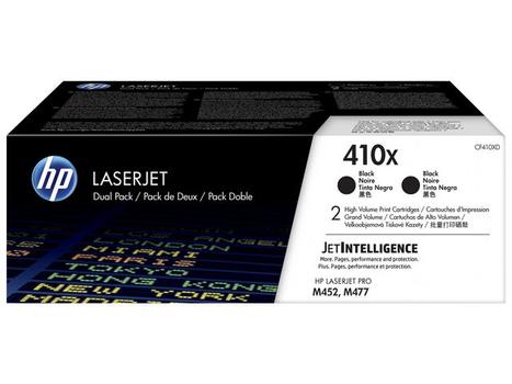 HP 2-Pack Black Laser Toner (CF410X) (CF410XD)