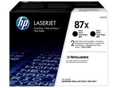 HP 87X - 2-pack - Høy ytelse - svart - original - LaserJet - tonerpatron (CF287XD)