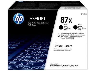 HP 2-Pack Black Laser Toner (CF287X / 87X) (CF287XD)