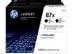 HP TONER CARTRIDGE 87X BLACK DUAL PACK