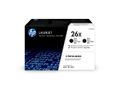 HP 26X Original LaserJet Toner Cartridges Black High Yield (2-pack)