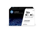 HP 26X - 2-pack - Høy ytelse - svart - original - LaserJet - tonerpatron (CF226XD)