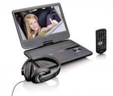 Lenco DVP-1010BK bærbar DVD-spiller m/skjerm