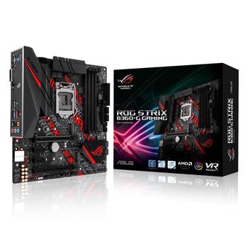 ASUS Mainboard Intel ROG STRIX B360-G GAMING LGA1151 DDR4 PCI-E 4x USB 3.0 6x USB 2.0 DVI HDMI Gb Intel 6x SATA ATX (90MB0WD0-M0EAY0)