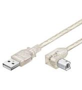 GOOBAY USB 2.0 USB-kabel 50cm Transparent 
