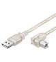 GOOBAY USB 2.0 USB-kabel 50cm Transparent 