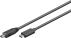 GOOBAY USB2.0 cable (USB-C to B. M/M. Black 1.0 m Factory Sealed