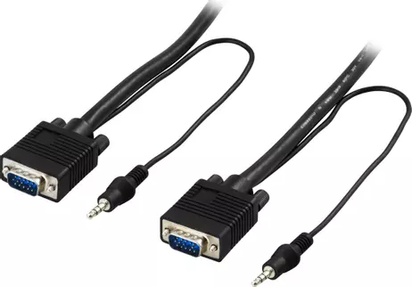Deltaco RGB-7D - VGA-kabel - 5 m (RGB-7D)