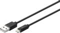 GOOBAY Apple Lightning USB Sync & Charging Cable, black, 1 m - suitable for devices with an Apple Lightning connector