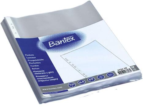BANTEX Plastlomme BANTEX A4 topp 50my (100) (203808)