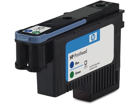 HP No 70 Ink Cart/ Blue+Green Printhead (C9408A)