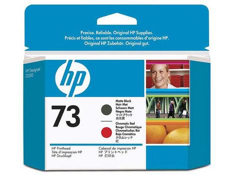 HP 73 printhead chromatic red matte black and chromatic red 1-pack (CD949A)