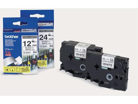 BROTHER Tape BROTHER Tze-535 12mm hvit/blå (TZ535)